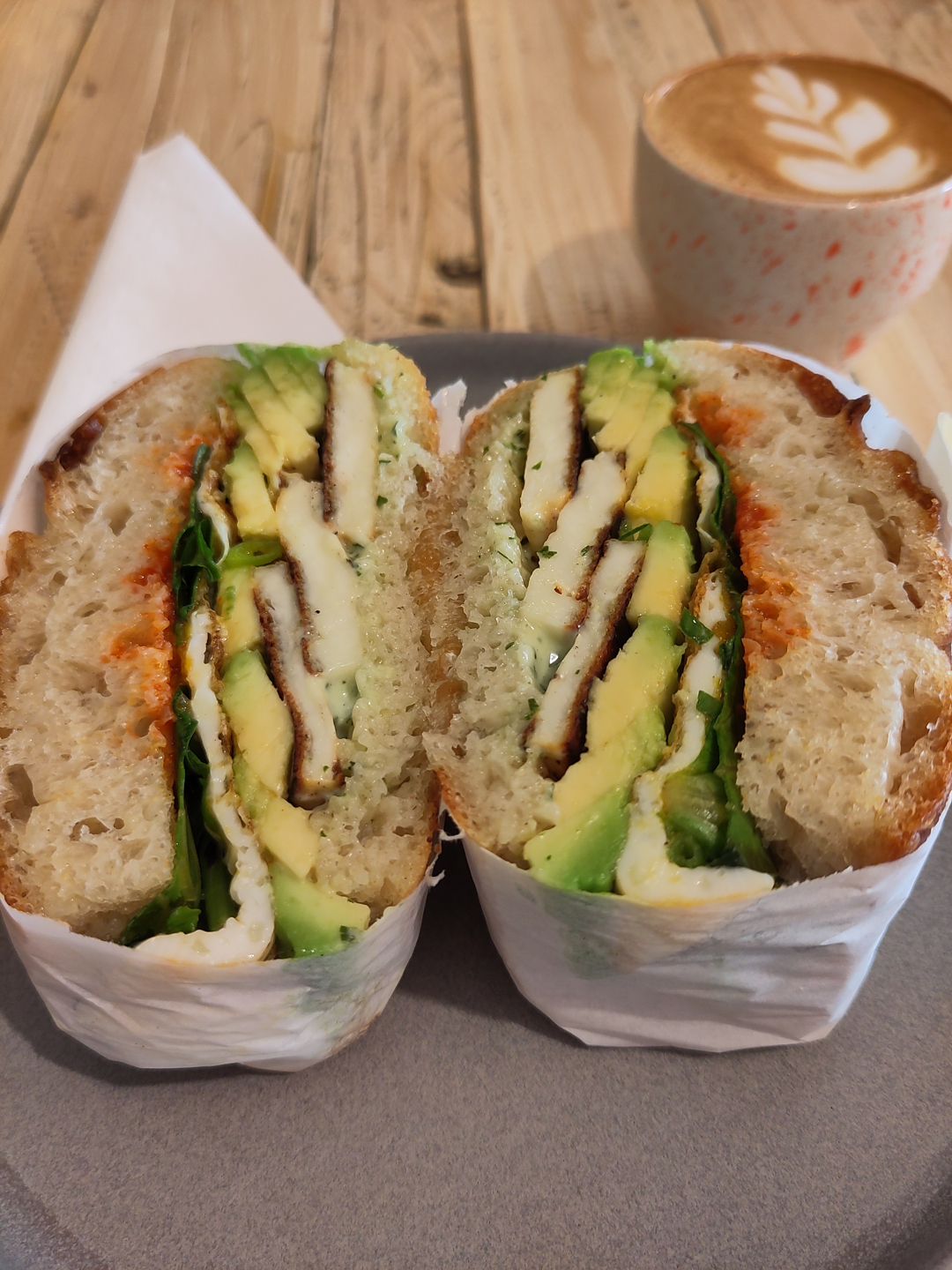 Halumi Breakfast Sandwich