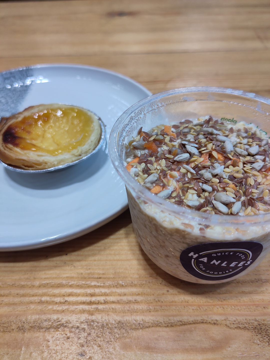 Overnight Oats, Pastel de Nata