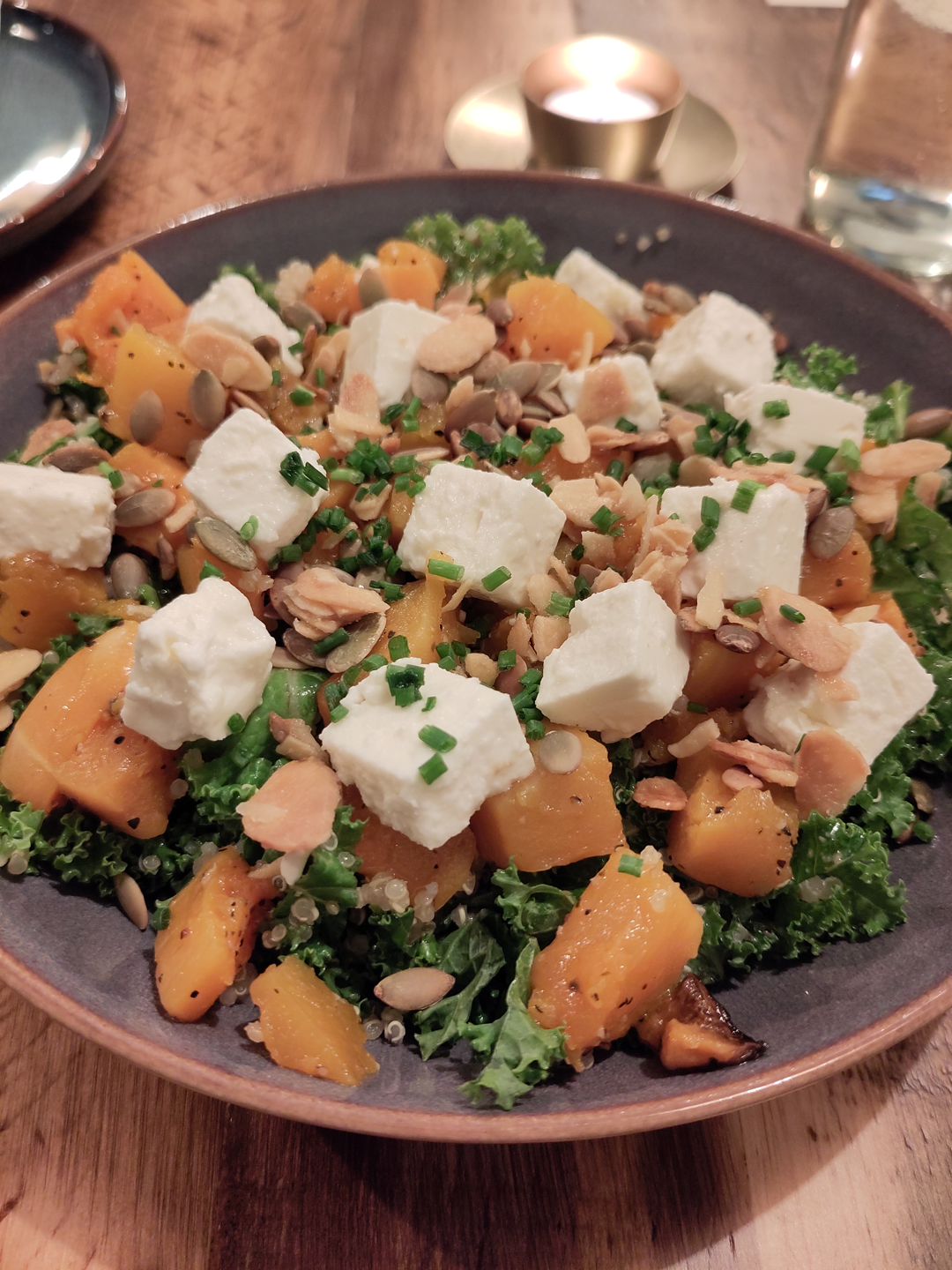 Butternut Squash & Kale Salad