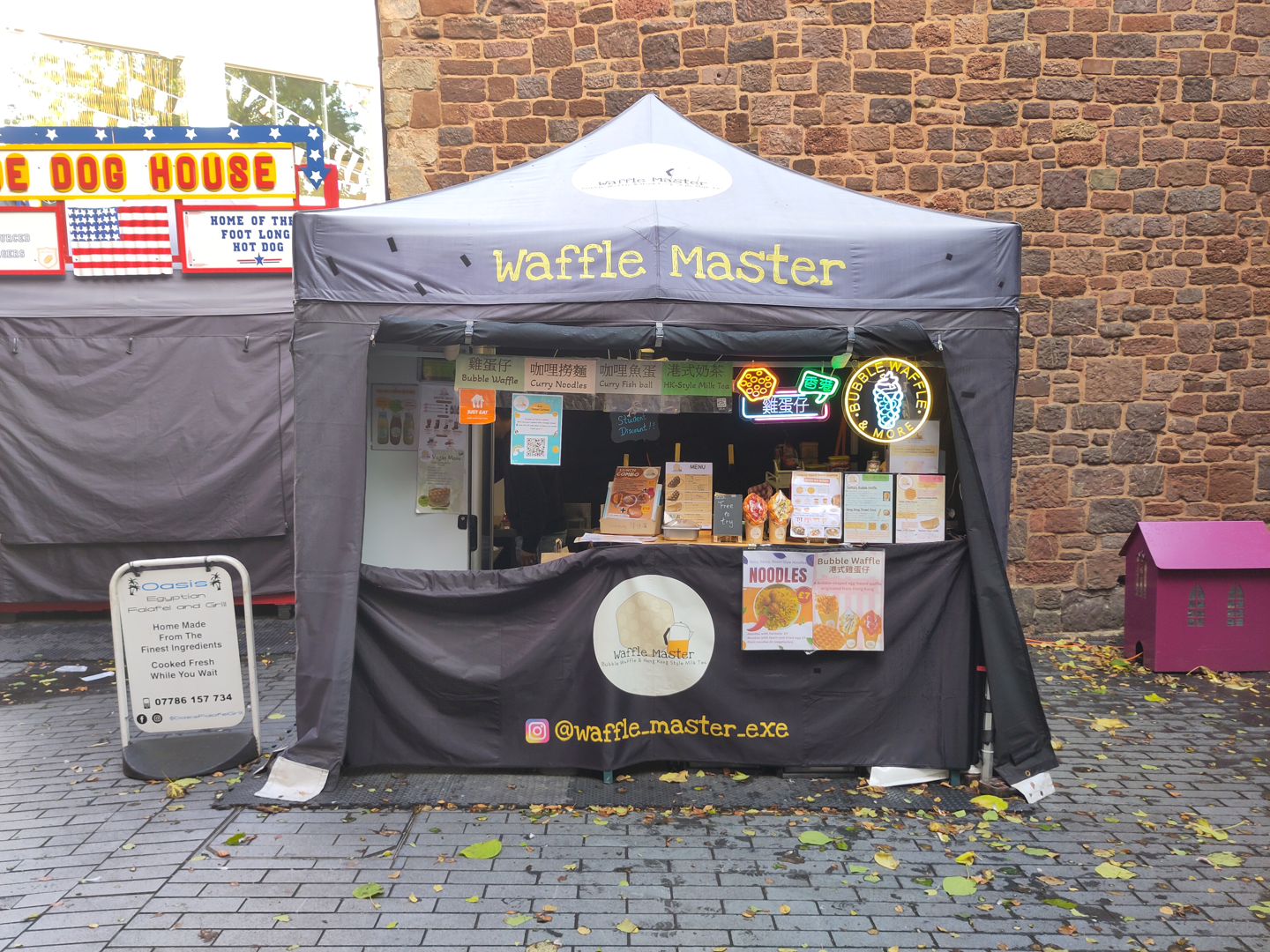 Waffle Master Stall exterior